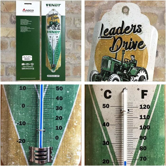 Thermomtre Fendt tracteurs - Dco murale/Thermomtres - decovintage