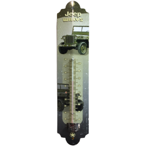thermomètre jeep willys rétro