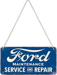 plaque à suspendre ford service deco garage