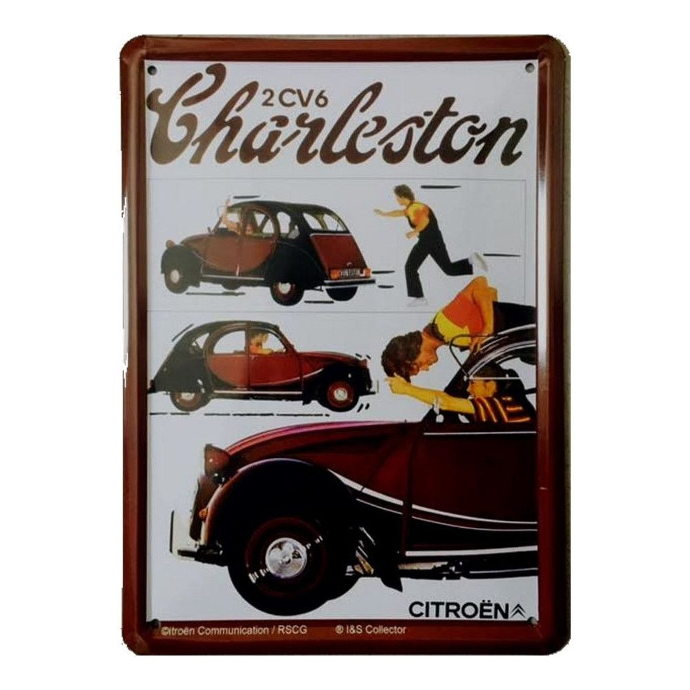 PLAQUE CONSTRUCTEUR CITROEN avec Oreille Mehari Dyane 2CV DS Traction