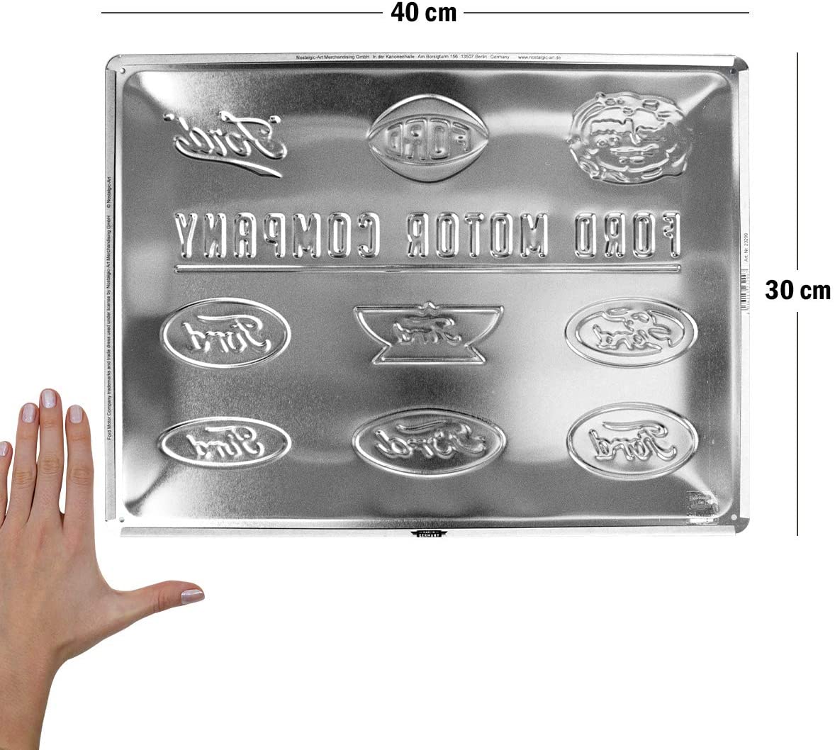 plaque tôle ford logo évolution