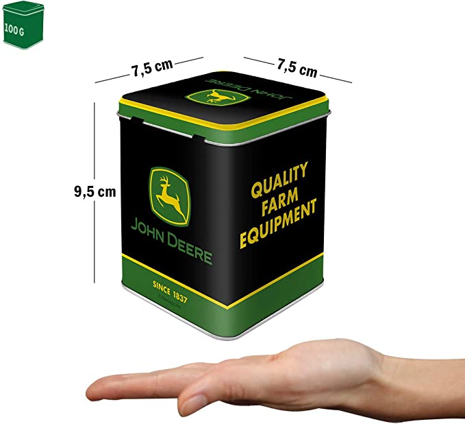 boite de rangement john deere logo