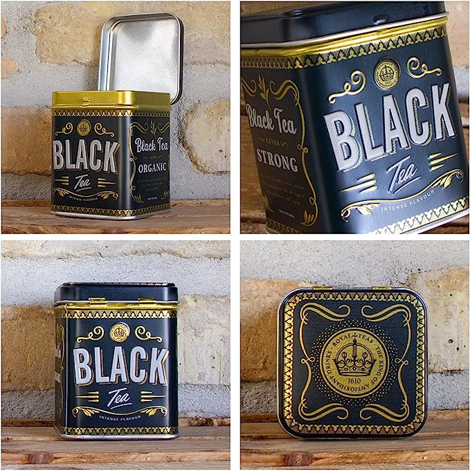 boite à thé rétro black tea