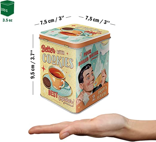 boite à thé rétro nostalgic art