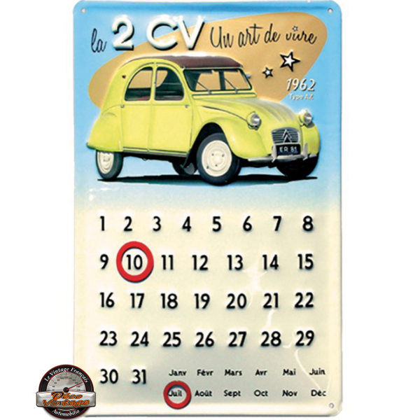 Calendrier 2cv Cross 2025 