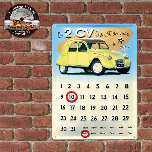 Calendrier 2cv Cross 2025 