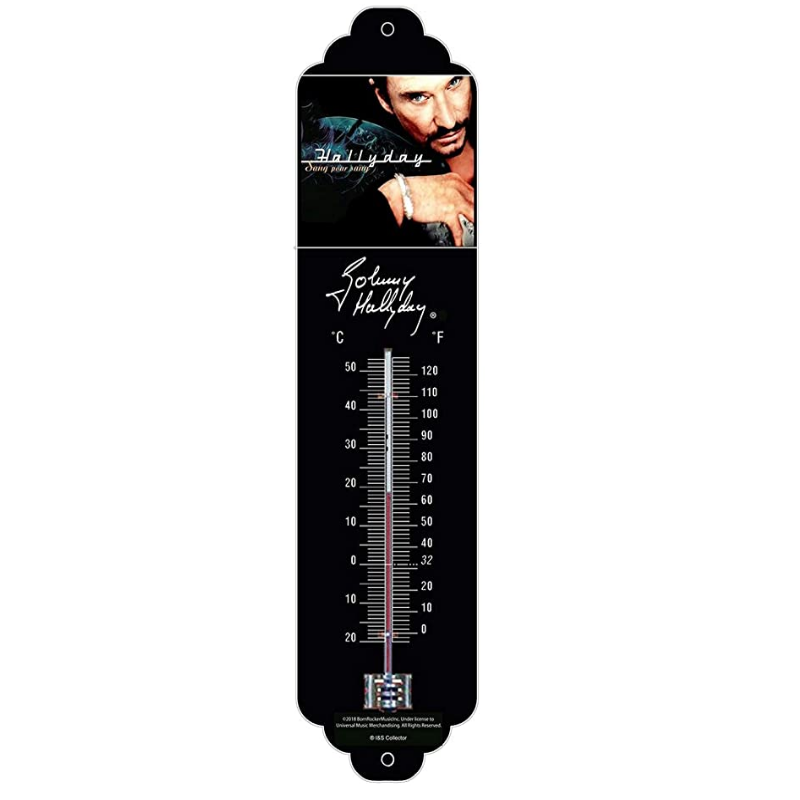 thermomètre johnny hallyday 100 %