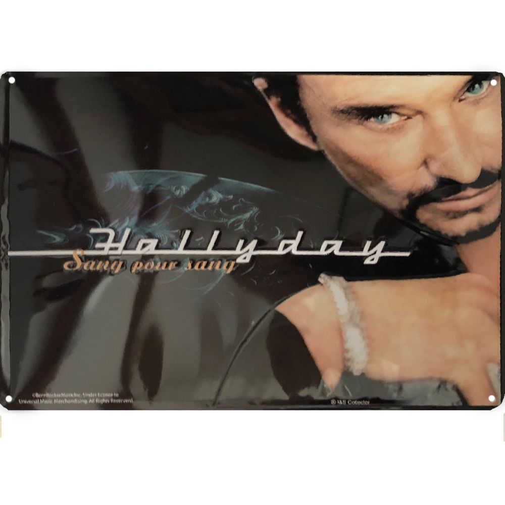 plaque johnny hallyday sang pour sang