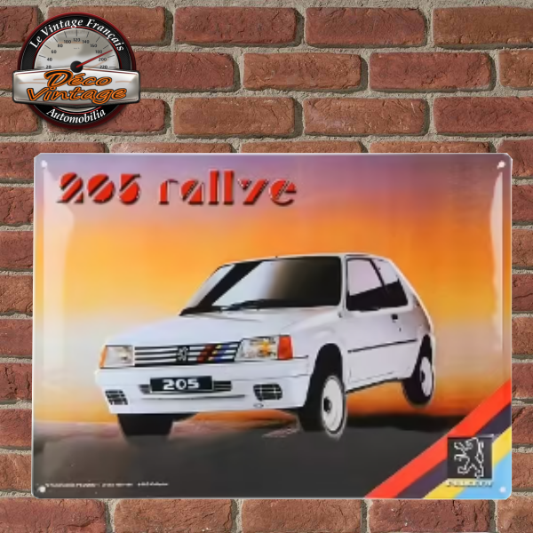 plaque métal 20x15 cm alpine renault a110 berlinette rallye monte carlo
