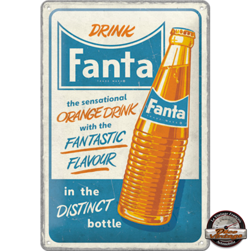 Plaque Fanta Orange Drink Déco Muraleplaques 20x30 Cm Decovintage 