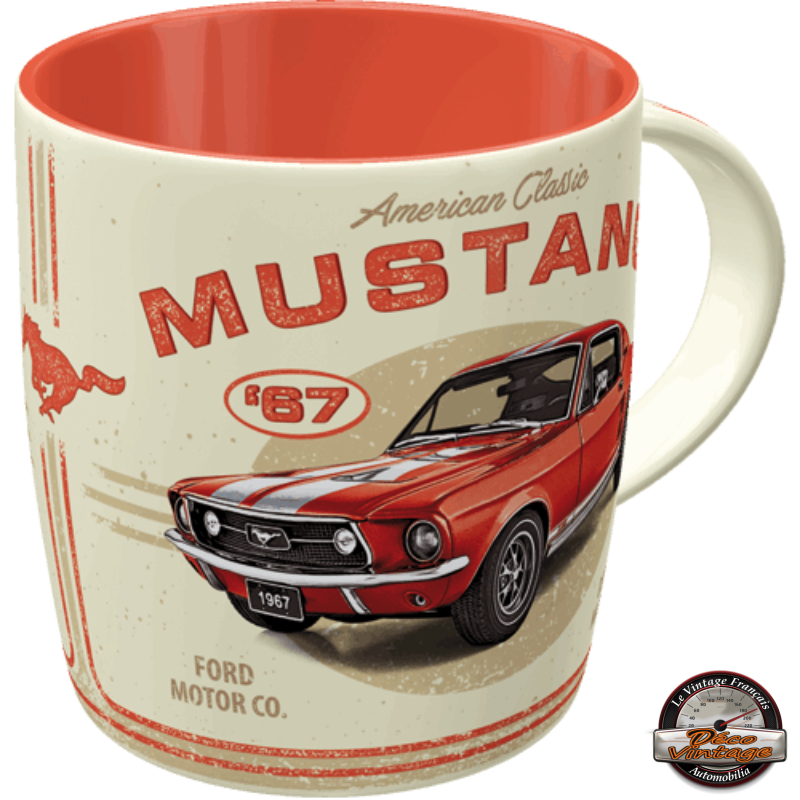 tasse vintage ford mustang american classic 1967