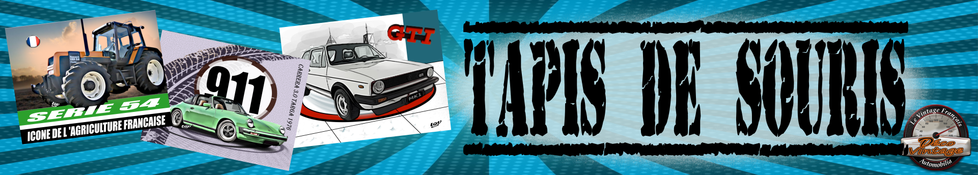 Tapis de souris vintages