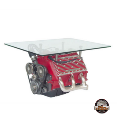 table basse moteur V8