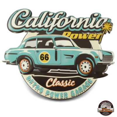 plaque garage classic cars california