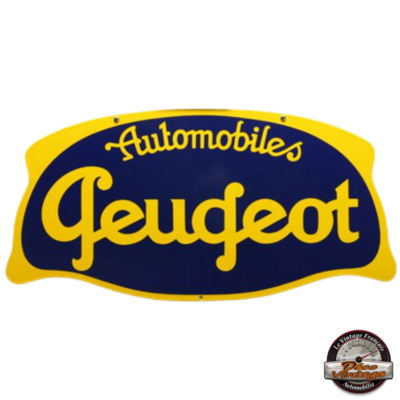 Plaque émaillée Métal Peugeot 404 - Décoration Vintage Neuve