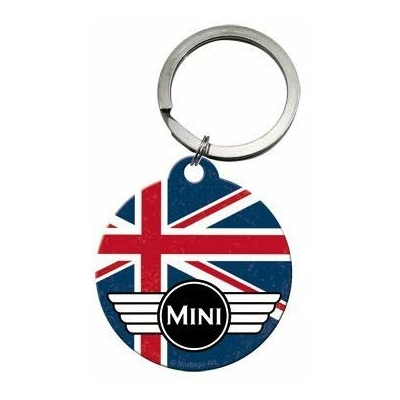 porte clé mini cooper rétro anglaise