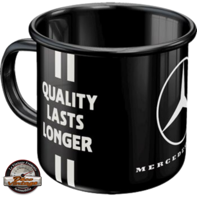 mug émaillé mercedes benz