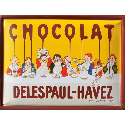 plaque delespaul havez vintage