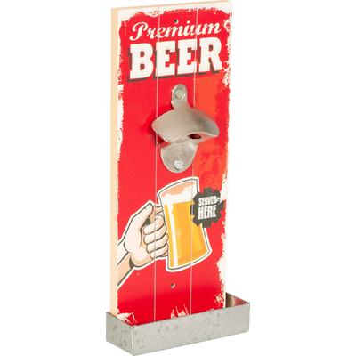 décapsuleur mural bière