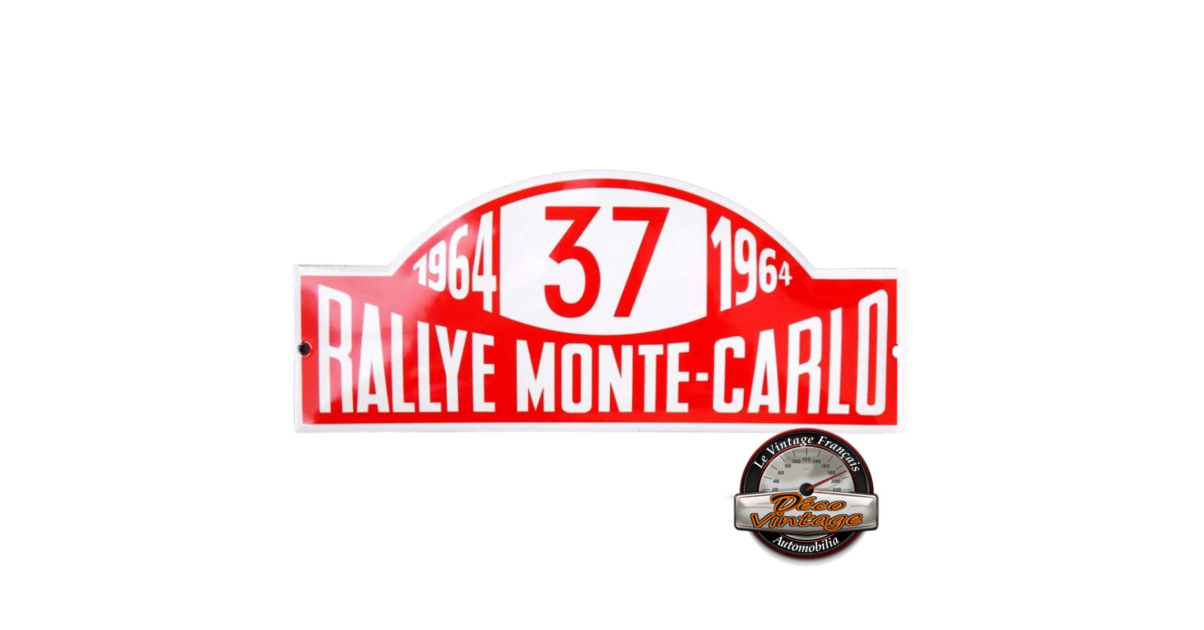 Insigne émaillé De Radiateur De Voiture - Rallye Monte Carlo Historique 2004 - Vintage Occasion