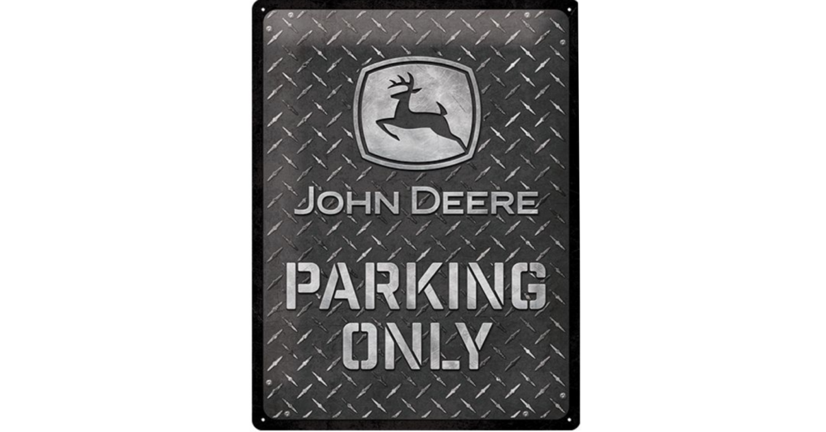 Plaque Enseigne John Deere - Décoration Tracteur, Panneau PVC (neuf, France)
