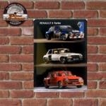 plaque métal vintage renault R5 turbo 30x40 cm
