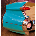 canapé voiture cadillac eldorado 1959 turquoise