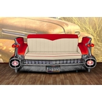 canapé banquette voiture cadillac rétro
