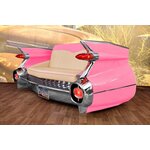 canapé voiture cadillac rose