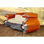canapé voiture cadillac orange 1959