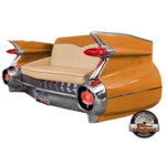 canapé voiture américaine Cadillac 1959 champagne
