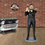 statue en resine mister bean agent secret