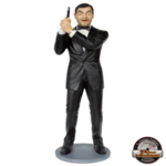 statue résine mister bean agent secret