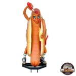 stop trottoir en résine hot dog