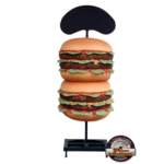 maxi hamburger en résine