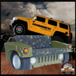 canapé voiture américaine hummer 4x4