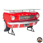 comptoir bar calandre ford mustang rouge