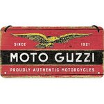 plaque métal moto guzzi