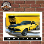 plaque Ford Mustang Boss 302