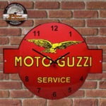 horloge émaillée moto guzzi motos