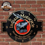 horloge émaillée indian motos