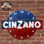 horloge émaillée Cinzano martini
