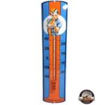 thermomètre rétro émaillé Gulf pin-up