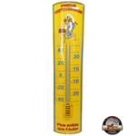 thermomètre rétro émaillé Hutchinson pneus