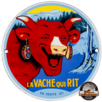 plaque émaillée la vache qui rit rétro