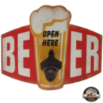décapsuleur mural vintage bière