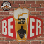 décapsuleur mural rétro bière beer