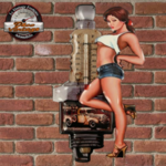 thermomètre ford v8 pick-up pin-up