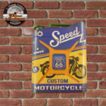 jerrican déco américaine route 66 custom motorcycle