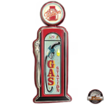 plaque déco vintage pompe à essence gas station 63cm